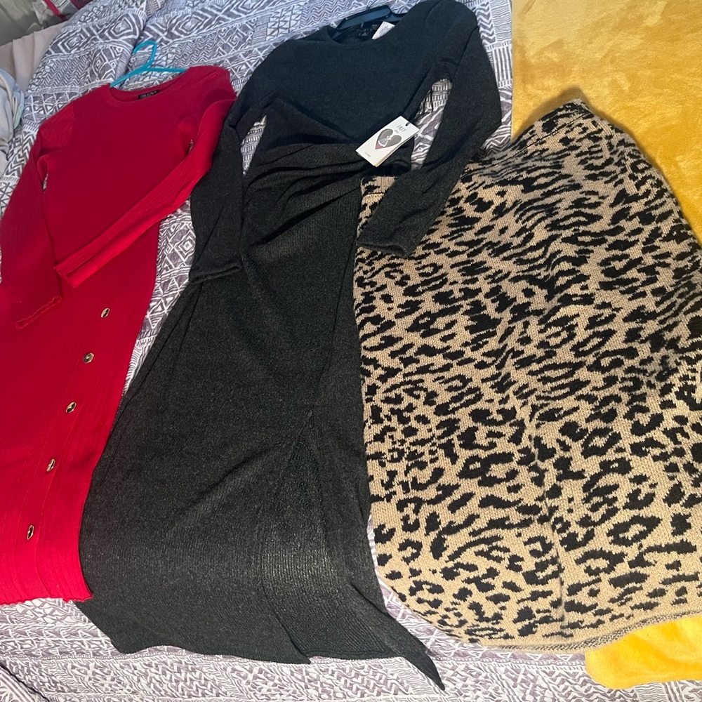 Dress and skirt bundle (like-new)